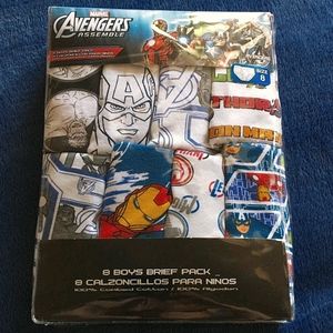 Boys Brief 8 Pack- Avengers Assemble (Size 8)